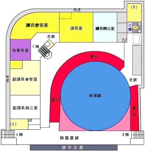 彰化縣議會三樓配置圖